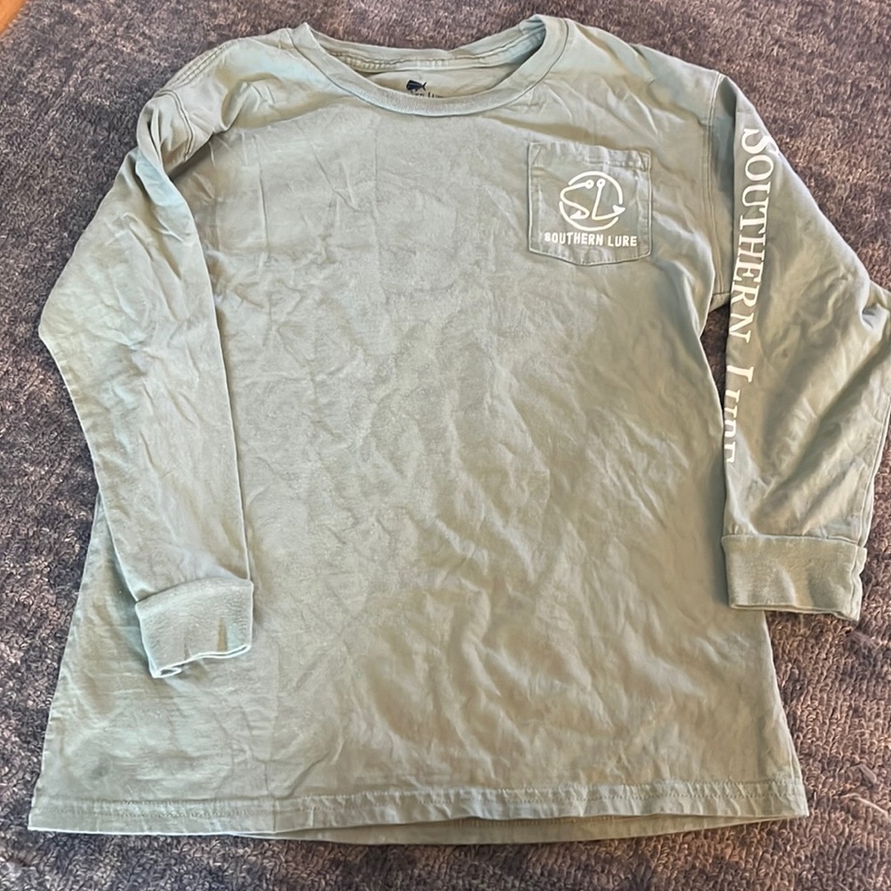 Southern Lure Boys Long Sleeve Pocket Tee